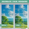 DECOHS 33 Ft Window Grille Inserts Grid Kit- TPE Self-Adhesive