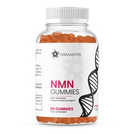 NMN Gummies, NAD+ Resveratrol Supplement for Longevity and Beauty Support, 60 Count, 600mg