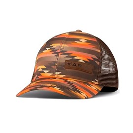 ARIAT Ladies Multicolored Aztec Ponytail Cap with Chocolate Mesh Back and Velcro Closure