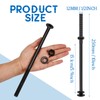 Zonon 12 Sets 1/2 x 10 Inch Black Carriage Bolt