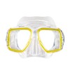 Maske Mares Ray, Maske Erwachsene - Unisex, Gelb Trasparent/Trasparent