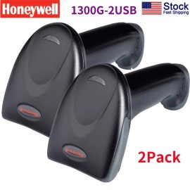 Honeywell 2Pack Honeywell Hyperion 1300G-2USB Handheld 1D Barcode Scanner Reader USB Cable