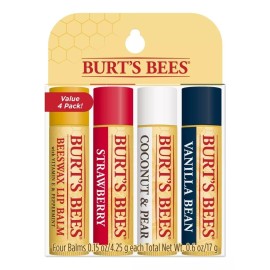 Burt's Bees Kit protector labial Burt's Bees 100% natural C/ 4 Sabores