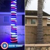 Russell Decor Patriotic Rope Lights Red White Blue for Independence