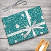 GRAPHICS & MORE Cute Hearts Love Pattern on Teal Turquoise