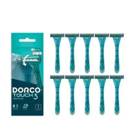 | Dorco | Touch 3 Portable razor (total of 10 pieces, 1P x 10) Hair clipper Men's products Self-haircut Skin care device Razor blade cleansing device / | 도루코 | 터치3 휴대용 면도기(총 10입 1P x 10) 이발기 남자용품 셀프이발 피부관리기 면도날 클렌징기