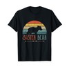 Gift Sister Retro Sister Bear T-Shirt, black