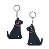 Sweet William Black Labrador Keyring