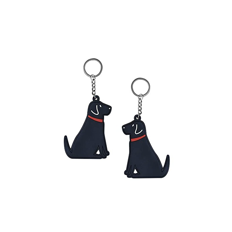 Sweet William Black Labrador Keyring