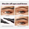 2-in-1 Magic Eyebrow Pencil, 3D Microblading Eyebrow Pencil, Waterproof 3D,