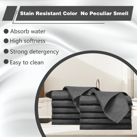 SQZRAN 10pcs Thickened Magic Cleaning Cloth, Magic Cleaning Cloth Reuseable Streak Free Microfiber Cleaning Cloth for Glass, Window, Car