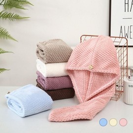 3x Faster Ultra-Absorbent Microfiber Drying Towel for Hair & Pool 01 Dry Towel - Pink 3ea