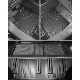 AOMSAZTO Floor Mats for Nissan Armada 2025 8 Seats & Infiniti QX80 (Not Fit 7 Seats) with Trunk Mat & Backrest Mat