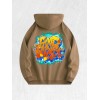 GOOD VIBES Graffiti Hoodie 100% Cotton US Warehouse 7 ColorsColor: