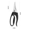 JARVISTAR Professional Poultry Scissors, Kitchen Scissors for Poultry and Vegetables,