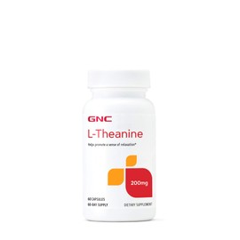 GNC GNC L-Theanine 200mg - 60 Capsules (60 Servings)