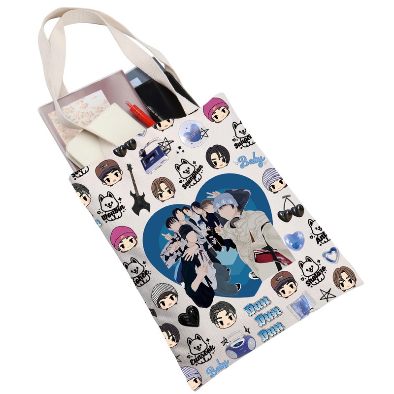 MYSOMY K-Pop Group Tote Bag K Pop Lover Gifts K-Pop