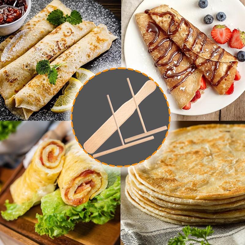 Crepes distributor, 3 pieces crepe slider, baking tools, T-shape crepes