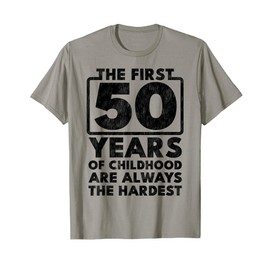 Vintage 50 Birthday Decorations Men Gag Funny Gift T-Shirt