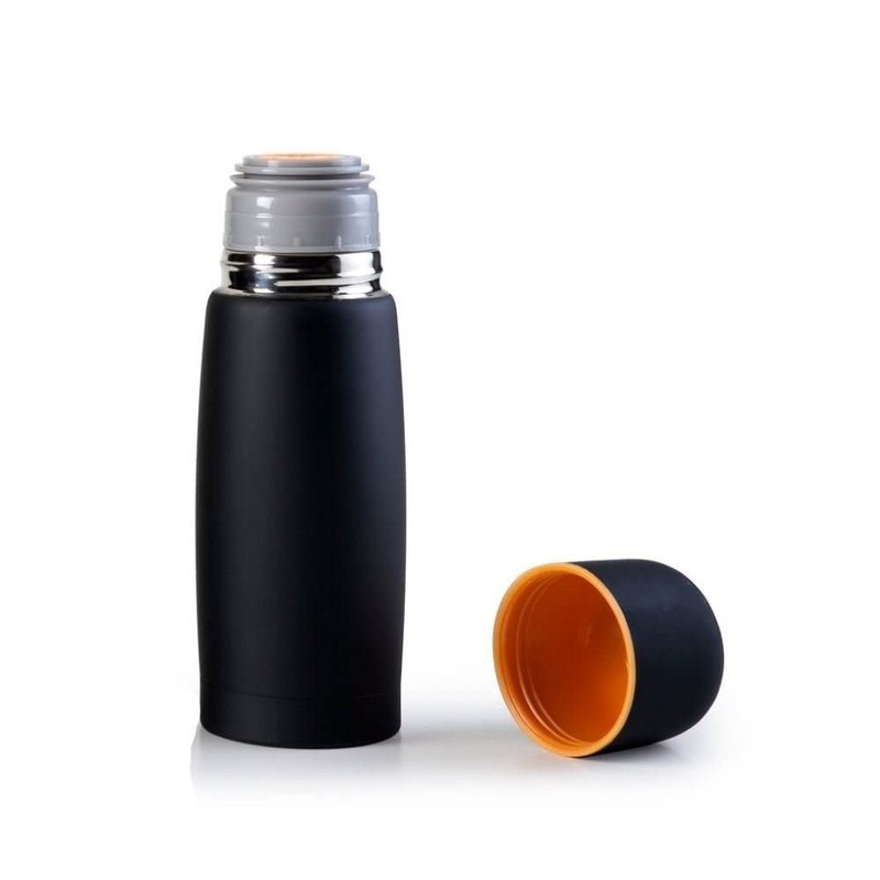 IBILI 745803 Isolierflasche für Flüssigkeiten, Edelstahl, Schwarz, 20 x 7