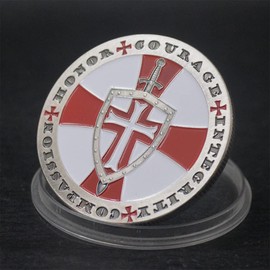Knight Templar Prayer Coin Armor of God Challenge Coin Religious Person Gifts