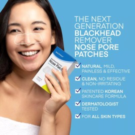 TEREZ & HONOR T & H Blackhead Remover Nose Pore Patches Natural Mild Painless Korean Skin Care