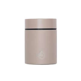 IPPINKA Modern Minimalist Personal Soup Thermal Tumbler, Portable 160ml, Insulated, Small, Beige