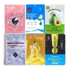 Molin Mascarillas Faciales Coreanas Cuidado De La Piel 15 Pzs
