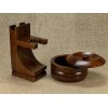 IRBANE MEN MISSION STYLE CLASSIC WOOD STAND FOR RAZOR AND