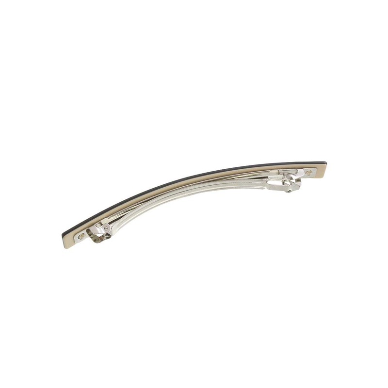 Vingtaine H7349-WH- Color Thin Barrette, Simple, Mature Style, Enameled Hair