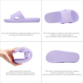 JoWebb Unisex Slippers for Women/Men, Purple 6/7 UK