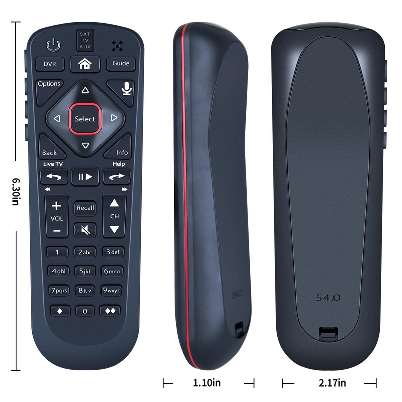 RETROSUN Replacement Voice Remote Control Compatible with Dsh Network 54.0