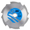 OX Fibre Cement Cutting Blade - 6 Teeth - 250/30mm