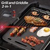 Secura Smokeless Indoor Grill 1800-Watt Electric Griddle with Reversible 2