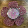 Molly ‘n Me Pink Wire Flower Clock