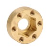 4PCS RC Wheel Hex Hub Adapter 1.9 2.2in Rustproof Widen