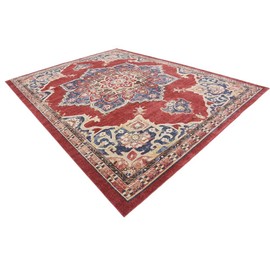 Unique Loom Utopia Collection Traditional Medallion Vintage Warm Tones Burgundy Area Rug (9' 0 x 12' 0)