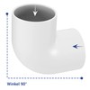 Aquade PVC Angle 90 ° 50 mm 2 x Socket