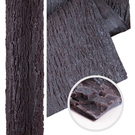 Artificial Tree Bark 118in*19.7in (16.15 sq.ft) Silicone Fake Bark for Pillars Pipes Street Light Poles Wrapping Simulation Decoration Indoor Outdoor Tree Trunk Wall and Fake Christmas Tree
