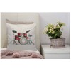 WONDERTIFY Music Cushion Cover Rock N Roll Jazz Musical Instrument