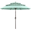 ABCCANOPY OLEFIN® 5-Year No Fading 9FT 3 Tiers Patio Umbrella,