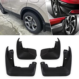 Xotic Tech Front Rear Fender Mud Flaps Splash Guard w/ Hardware Compatible with Honda CR-V CRV 2017-2021 5th gen