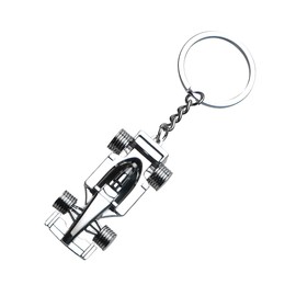 BESULEN Race Car Keychain, Metal Automotive 3D F1 Racing Car Model Key Fob, Vehicle Decor Keychain Accessories for Men Women