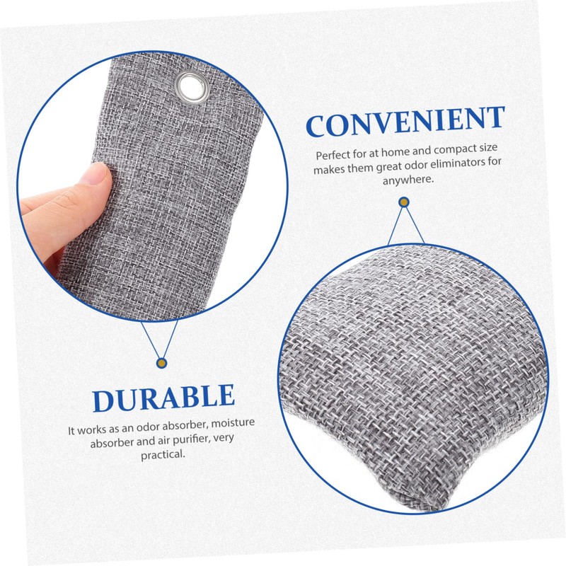 Alipis Professional Bamboo Charcoal Shoe Deodorizers 6 Pack Odor Elimination