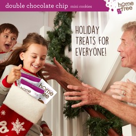 Homefree Treats You Can Trust Gluten Free Mini Cookies, Single Serve, Double Chocolate Chip, 0.95 Ounce (Pack of 10)