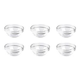Luminarc Empilable Series Set of 6 Bowls in Various Sizes, 6cm