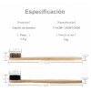Cepillos De Dientes De Bambú Con Cerdas Suaves, 60 Uds