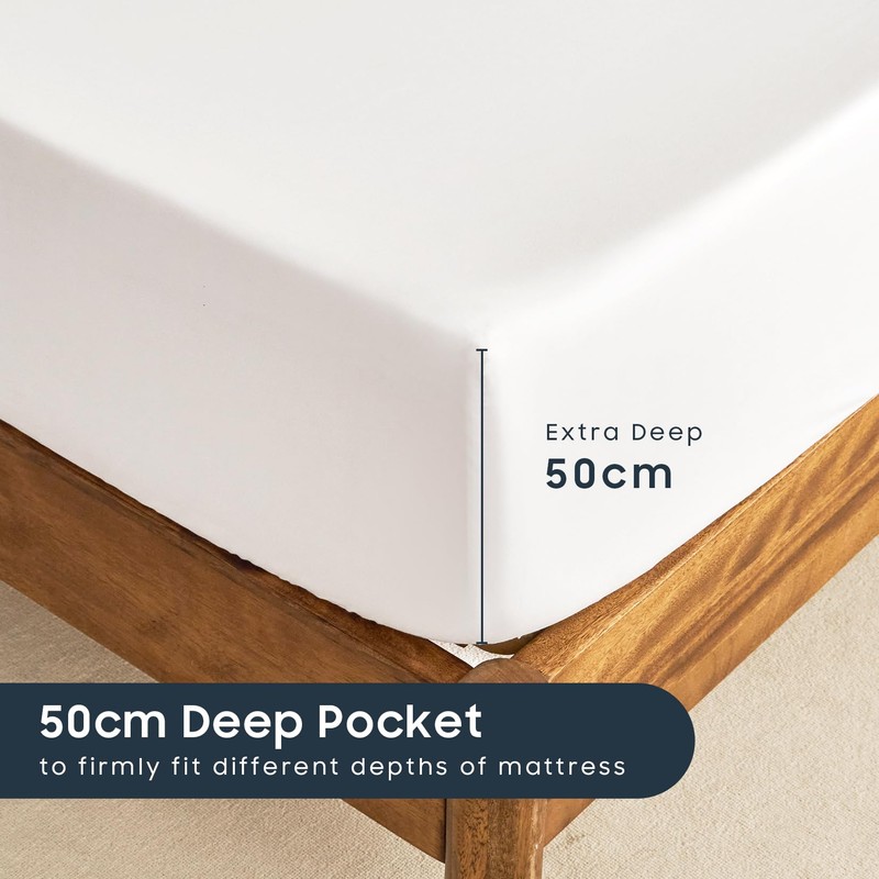 Wake In Cloud - Extra Deep Queen Fitted Sheet 1
