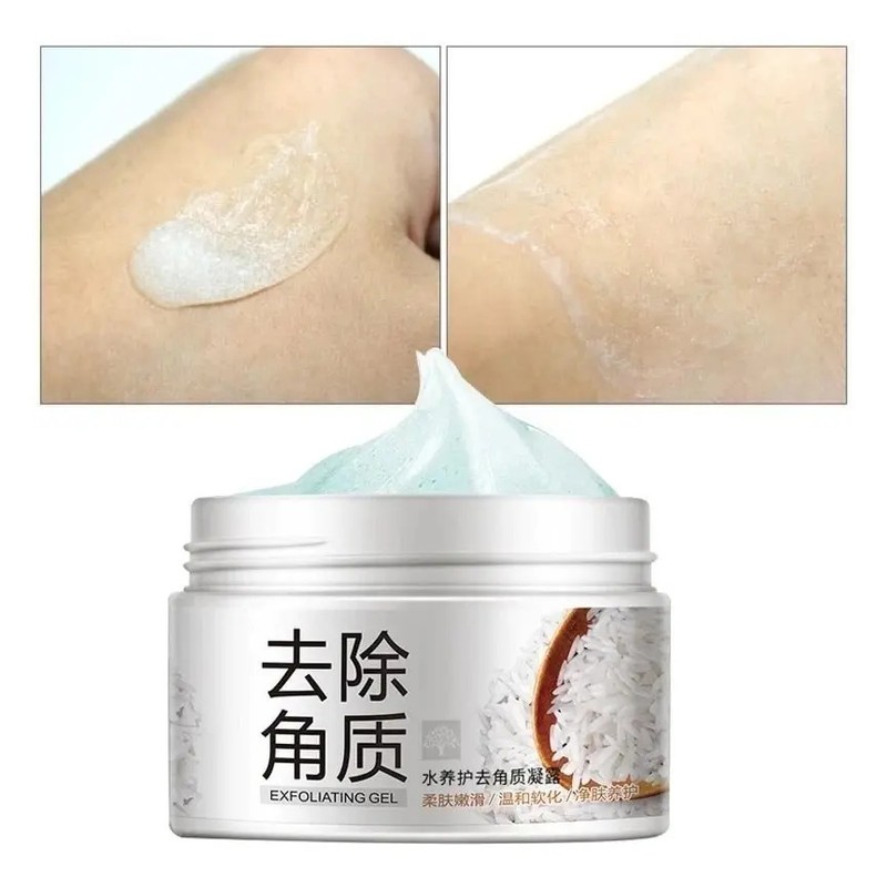 Bioaqua Exfoliante Facial de Arroz con Ácido Hialurónico, Ilumina y