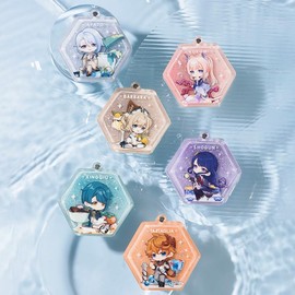 GENSHIN IMPACT Sweet Summer Series Glitter Compact Makeup Mirror - Kamisato Ayato